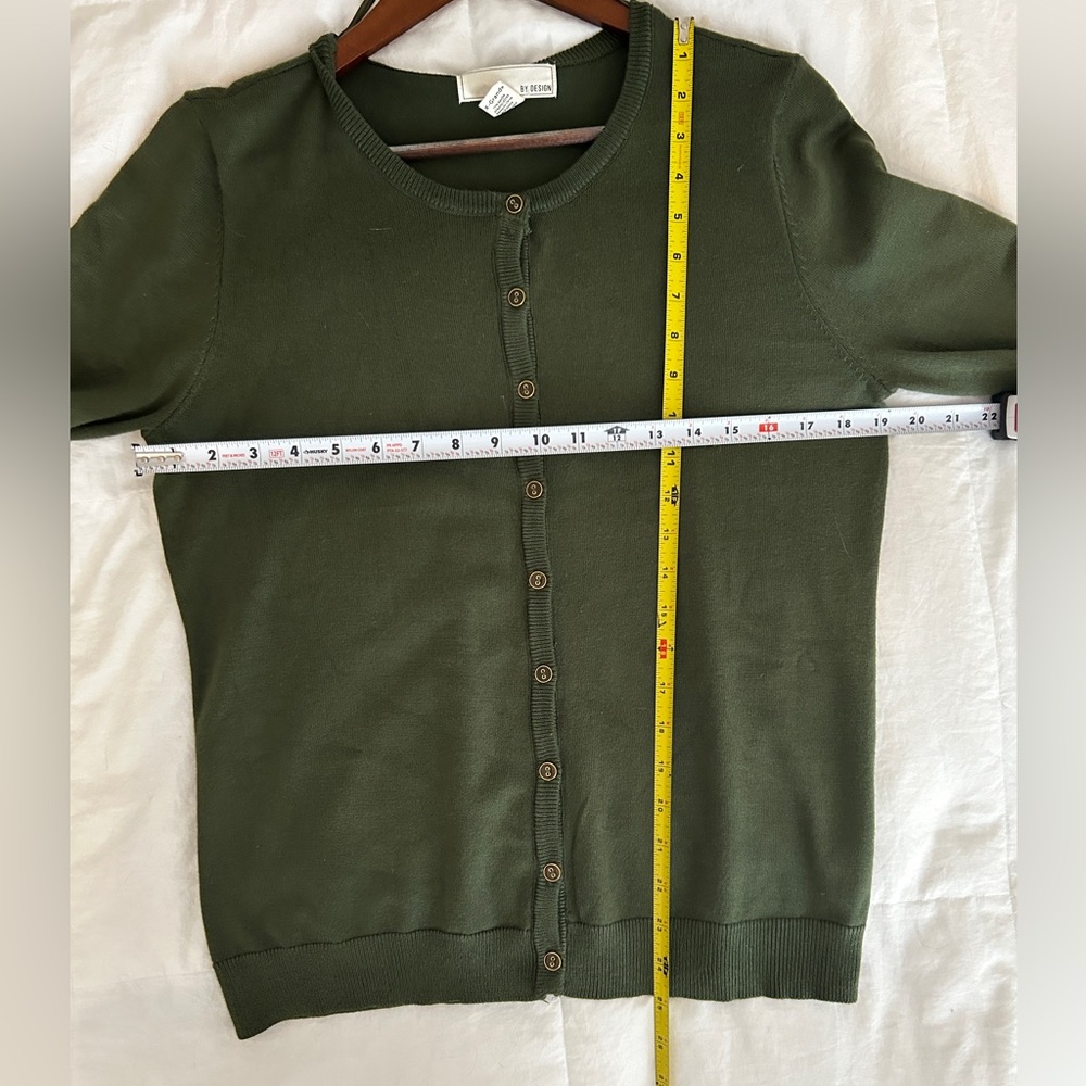 Dark green lightweight cardigan.XL. NWOT - Picture 6 of 8